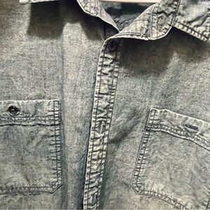 The Foundry Supply Co. Light denimish color/ button up!-size 2xl!